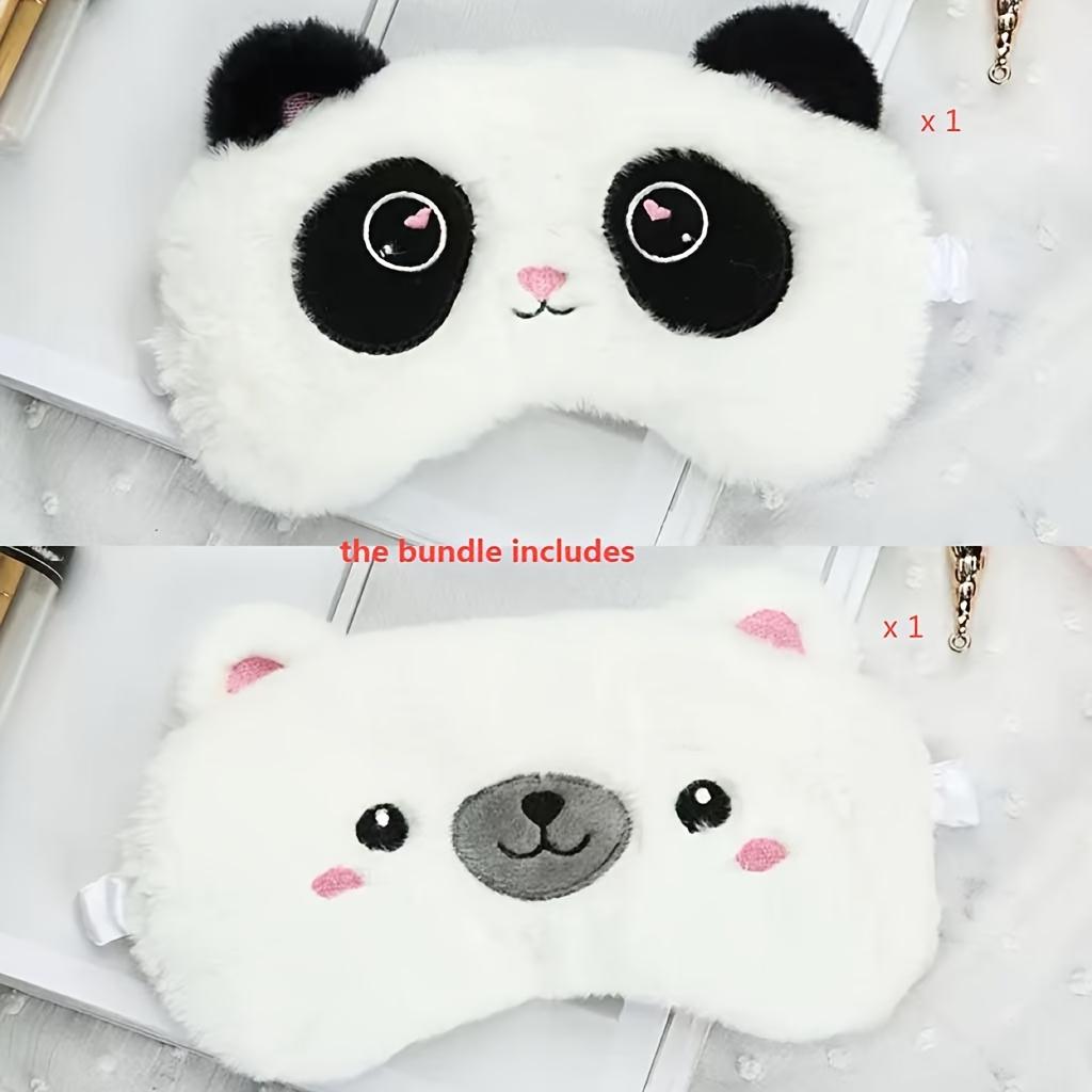 TEMU 2pcs, Cartoon Sleep Mask, Game Party Mask, Travel Sleep Mask, Comfortable Breathable Soft, Lightweight And Portable