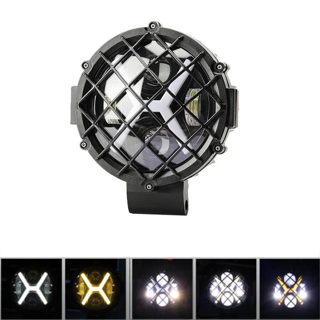 TEMU 1pc Led Car Work Light Bar | Driving Lamp For , Boat, Vehicle, Tractor, 4x4 Suv, Budget Rl, 12v, 24v, 40w, Sauna Light, 7 Inches, 3000 , Applicable, Without Battery