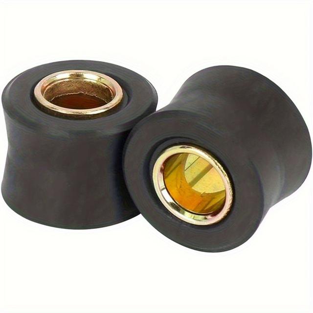 TEMU Két 10MM-es ütéselnyelő gumi hüvely, univerzális elektromos rollerhez és motorkerékpár párnázó tömítésekhez, fix gumi gyűrű hozzáadások