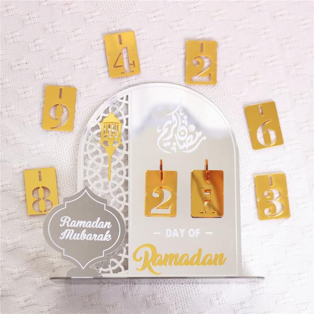 TEMU Ramadan With A Beautiful Calendar Featuring Centerpieces And Decorations For Tracking The Countdown. Perfect For Eid Al-fitr And For Eid