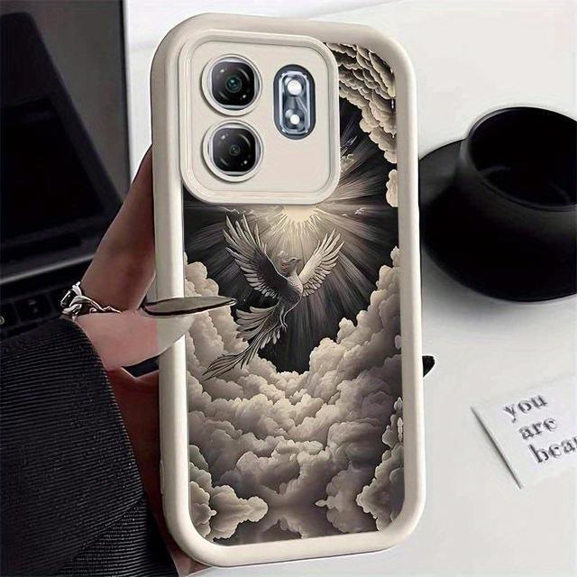 TEMU The Clouds Parted Hot 50i Comfortable Feel Shockproof Cover For Infinix Hot 50i - Ideal For Casual
