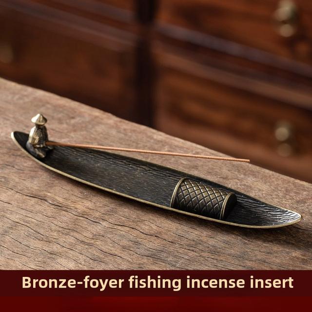 TEMU 1pc Elegant Metal Incense Holder With – Traditional Style For Home, Office, Yoga, Meditation & Relaxation – Perfect Gift For Mother’s Day And Special Occasions, Incense Holder