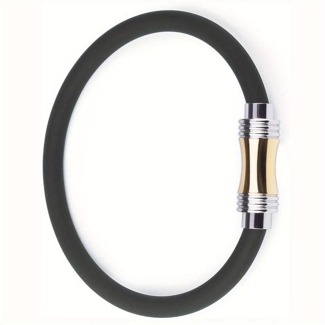 TEMU 高級日本製静電気防止ネックレス - な静電気除去機能を備えた磁気シリコンスポーツデザイン。スアピールで、磁気トが特徴で、専用ギフトバッグ付き