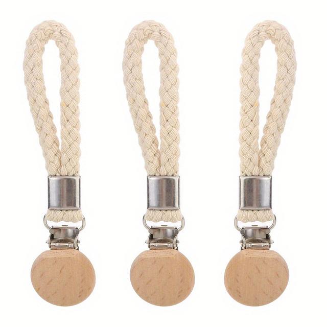 TEMU 3er-Set, Handtuchaufhängung Metallclip, Handtuchhakenhalter, Edelstahl Seil Handtuchclip, Multifunktionaler Wandmontierter Aufbewahrungshaken, Badezimmer Aufbewahrungshaken, Allzweckhaken