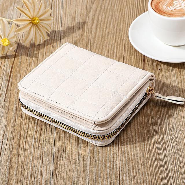TEMU Retro Minimalist Short Walet, Solid Color Clutch Credit Card Case, Multi Card Slots Wallet