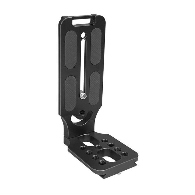 TEMU Aluminum L-shaped Camera Vertical Plate, Quick Release Micro Single Lens Reflex Camera Mount, Non-waterproof, For Gimbal Stabilizer Tripod Base Holder