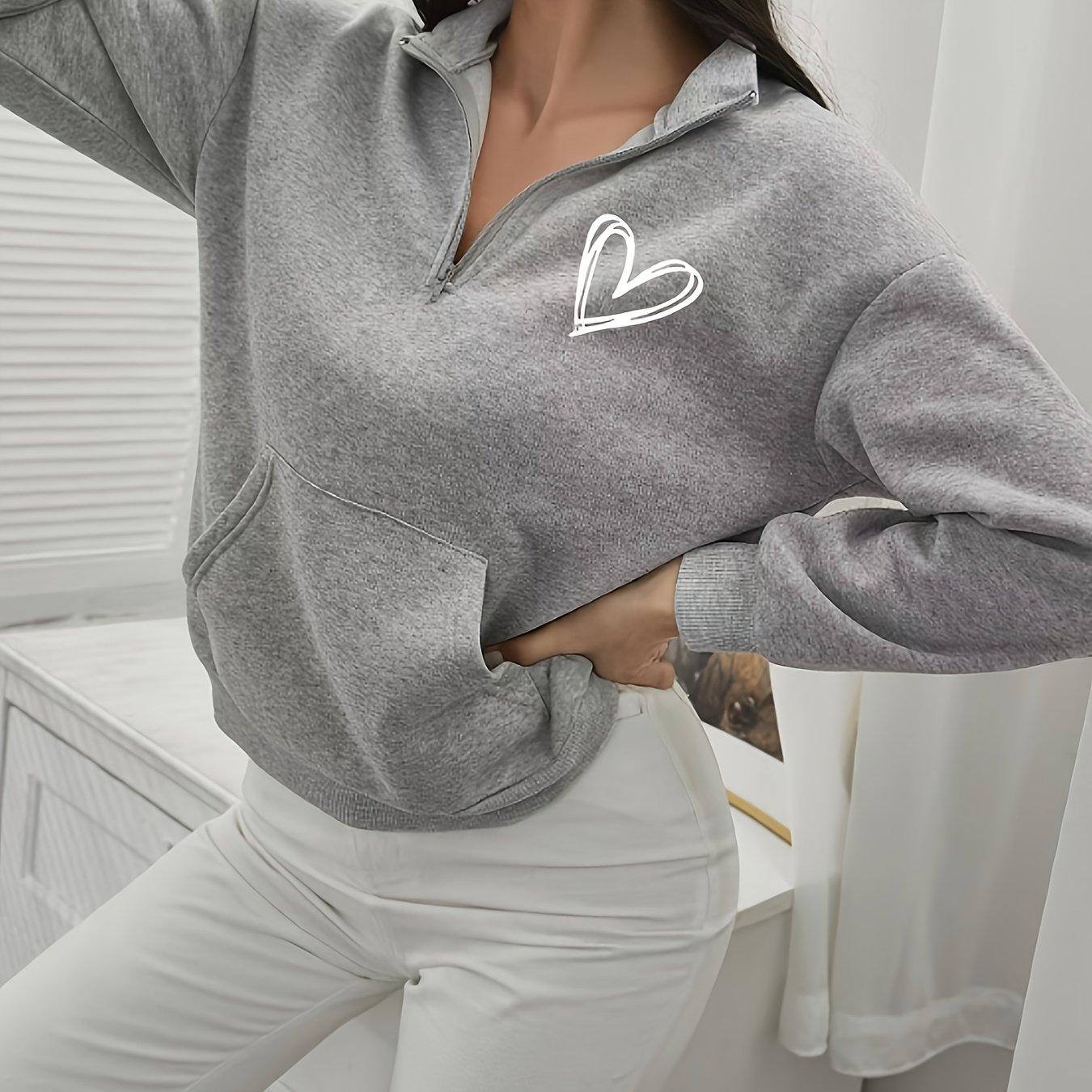TEMU Women's Fashion Hoodless Sweatshirt Dating Gathering