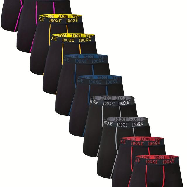 TEMU Luxdesc Men's Briefs 5/10pcs New Men's Briefs (m/l/xl/xxl), Sweat-resistant