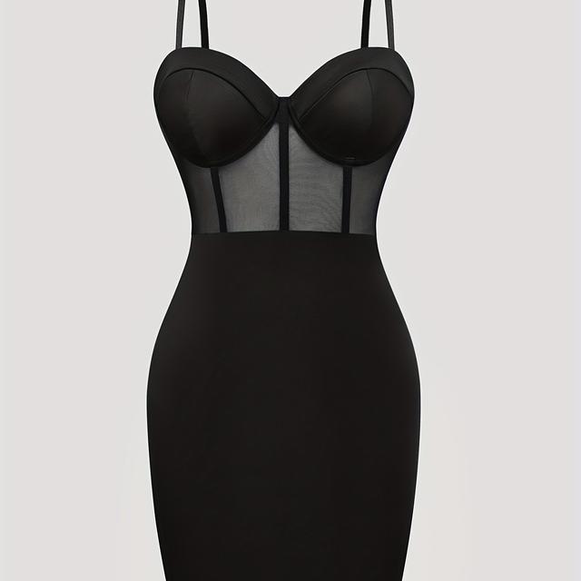 TEMU Új Szexi Sling Összefűzés Perspektíva Halcsont Alátámasztású Csípőruha