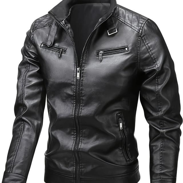 TEMU Chaqueta de hombre para exteriores, resistente al viento, con estilo para y otoño.