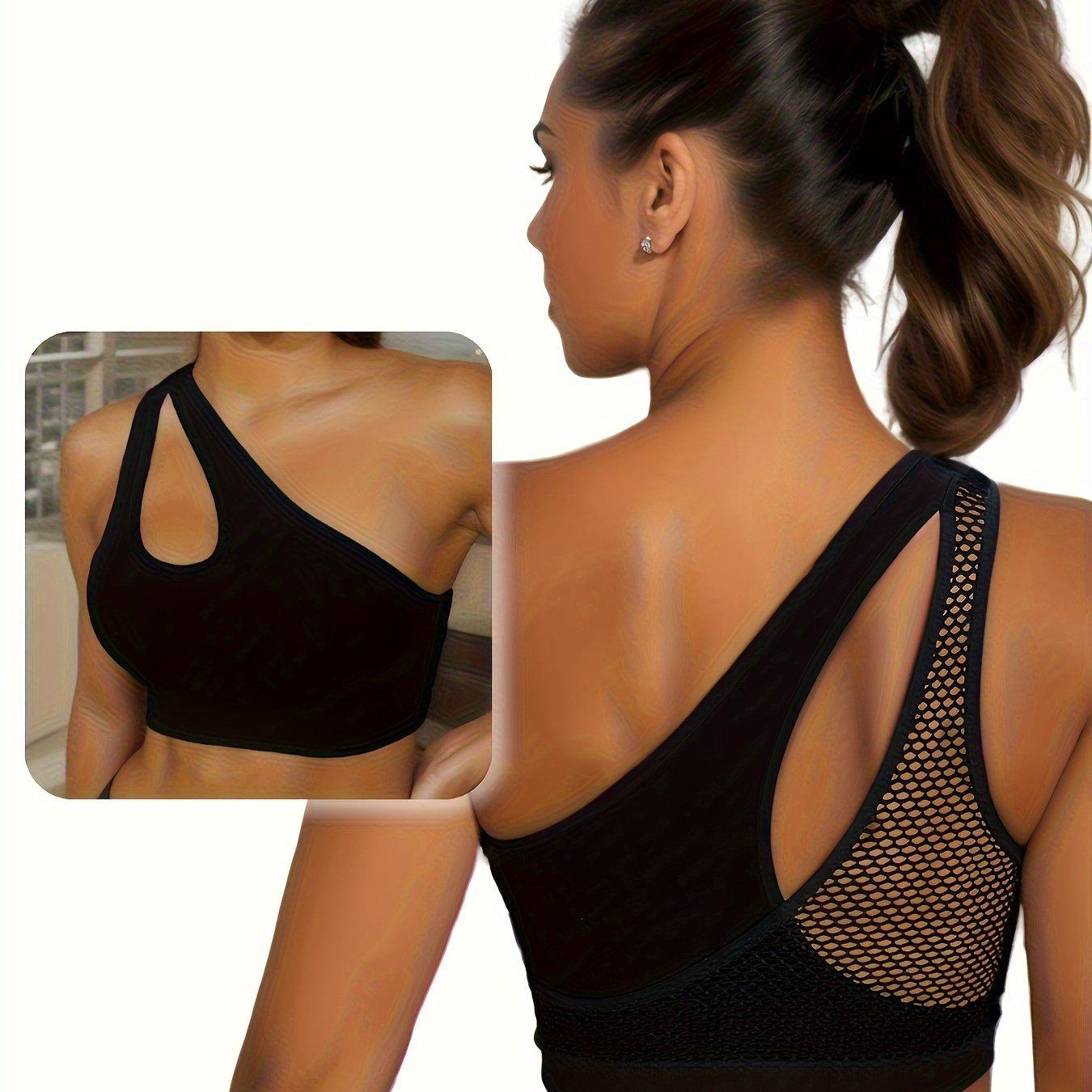 TEMU Top deportivo de tirantes para mujer con diseño de espalda hueca, ajuste y transpirable
