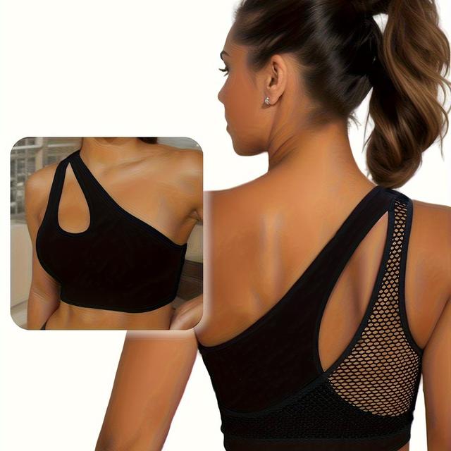 TEMU Top deportivo de tirantes para mujer con diseño de espalda hueca, ajuste y transpirable