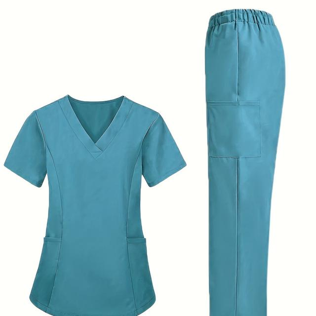 TEMU Stylish Casual Women's Workwear Comfortable Sweat-absorbing Brushed Hand Set