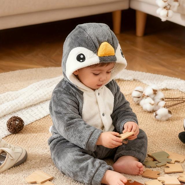 TEMU IURNXB & بدلة شتوية دافئة للجنسين من البطانة القطيفة بتصميم - بدلة طويلة الأكمام ودافئة مع قلنسوة مطرزة، قابلة للغسل اليدوي، مثالية للاستخدام الخارجي