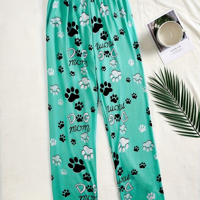 TEMU Casual Summer Sleep Pants | Sexy And Comfortable For Air-conditioned Rooms, Geometric-patterned, Suitable For Adults