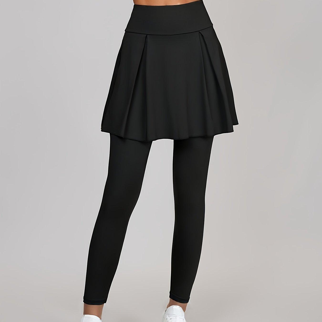 TEMU Women's Athletic Leggings Skirt
