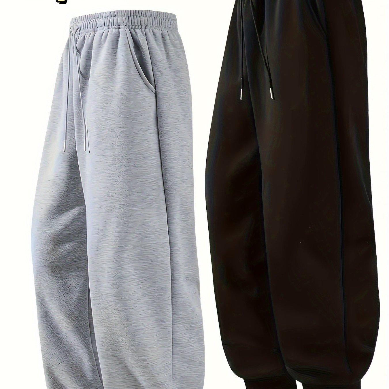 TEMU Pantalon Jogger Décontracté à Cordon pour Hommes Printemps/Été, Pièces en Plusieurs Couleurs