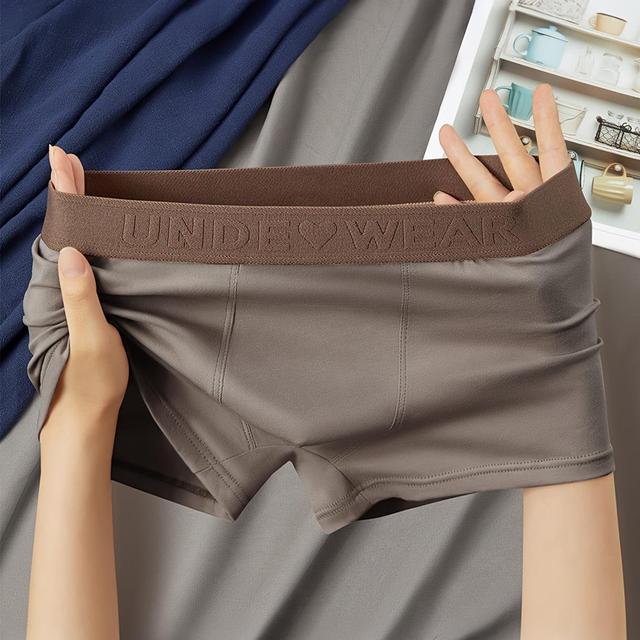 TEMU Juego de 3 Piezas de Ropa Interior de Algodón Transpirable para Hombres - Cómoda, Deportiva y Holgada, Bóxer de Cintura Media para Jóvenes