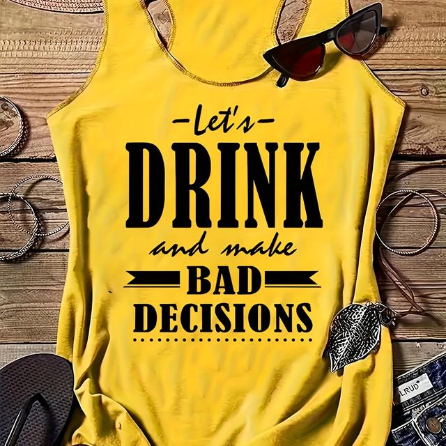 TEMU قميص بدون أكمام رياضي بياقة مستديرة عارضة للركض واللياقة البدنية، قميص نسائي للرياضة