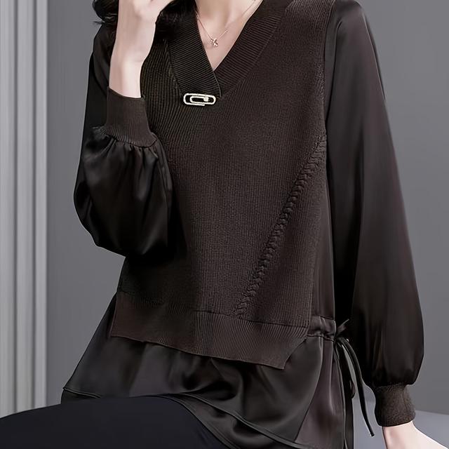 TEMU Plus Size, Plus Size Women's Top