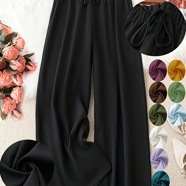 TEMU Pantalon Droit Grande Taille