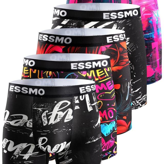 TEMU 5 pièces, boxers pour hommes jeunes