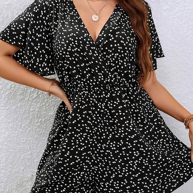 TEMU Plus Size, Women's Plus Size Jumpsuit