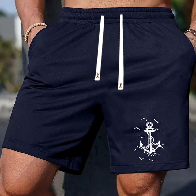 TEMU Men's Summer Trendy High-design Versatile Casual Comfortable Pocket Shorts With Popular Prints.