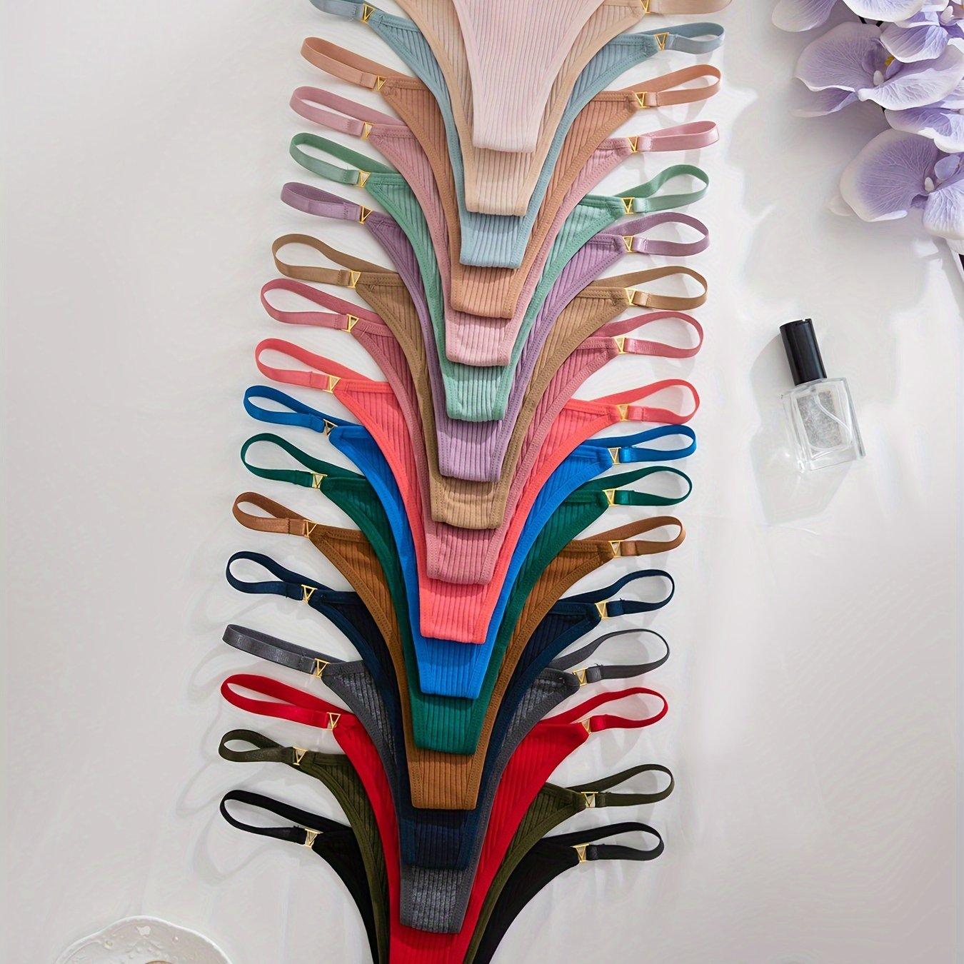 TEMU 18pcs Comfortable Breathable Low-'s Thong Set