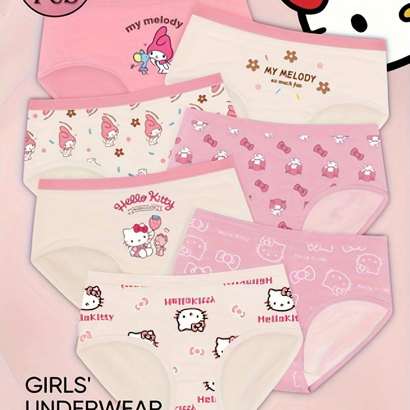 TEMU Pack de 7 Bragas para Niñas, Ropa Interior Infantil, y Ajustada, Ligera para y Verano, Fresca y Transpirable