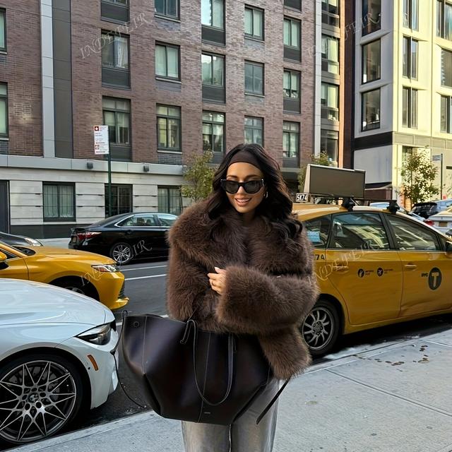 TEMU Autumn Winter Women's Elegant Easy Coat