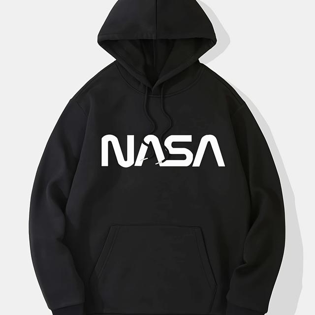 TEMU ฮู้ดสเวตเชิ้ตพิมพ์ลายตัวอักษร สเวตเชิ้ตฮู้ดแบบสบายๆ มีเชือกผูก สำหรับฤดูหนาวและฤดูใบไม้ร่วง เสื้อผ้าผู้หญิง