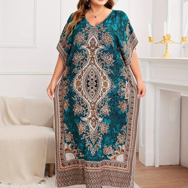 TEMU Plus Size - Plus Size - Plus-size Dress