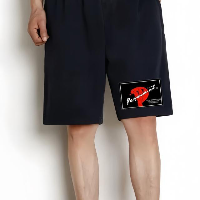 TEMU 【メンズ】トレンドのカジュアルスポーツショーツ。ミンのスネーク柄が特徴。