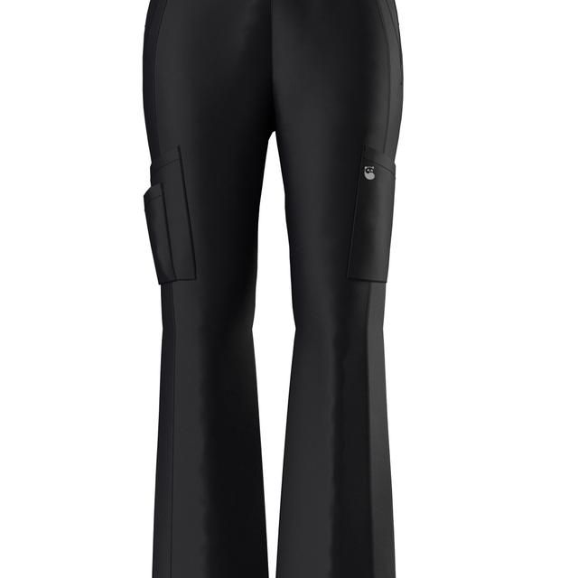 TEMU Women's Elastic Nursing Pants With Low Waist Flared Design, Featuring 5 Pockets, Model Psp747.