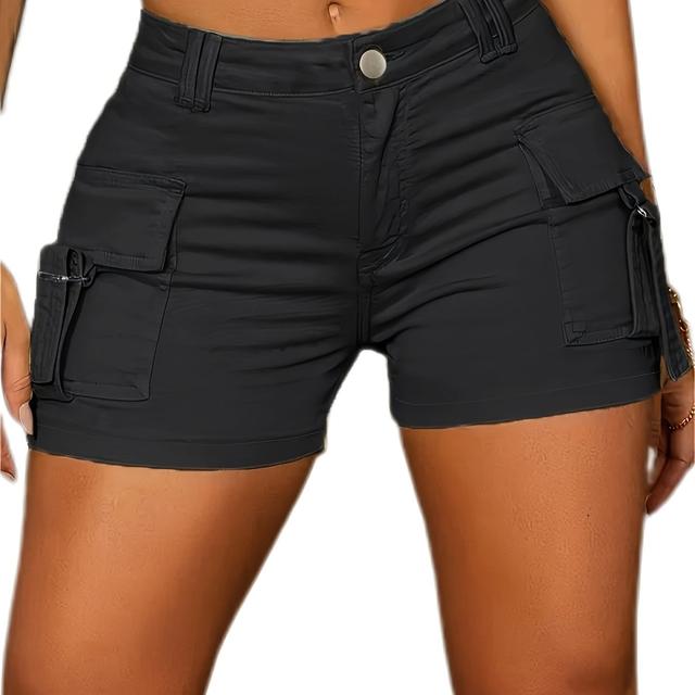 TEMU Stylish Elastic Shorts With Pockets