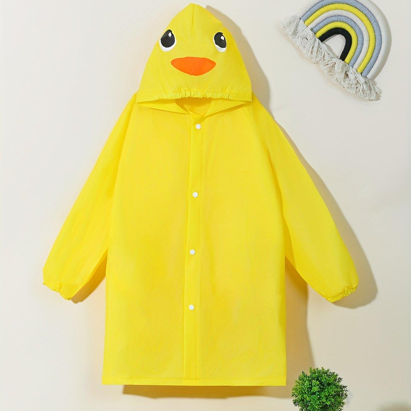 TEMU Portable Raincoats Suitable For Outdoor Hiking And Camping For Children Aged 4-7, Applicable For Boys And Girls.