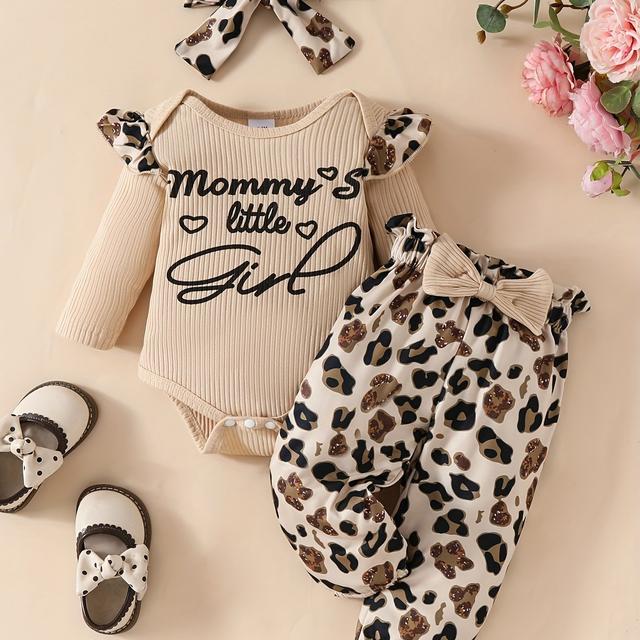 TEMU Ribbed Long-sleeve Pants And Headscarf Three-piece Set, Outdoor