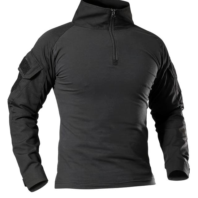 TEMU Camisetas de tirantes G2, Camiseta deportiva para exteriores, Cremallera de 1 4, Camiseta de entrenamiento táctico