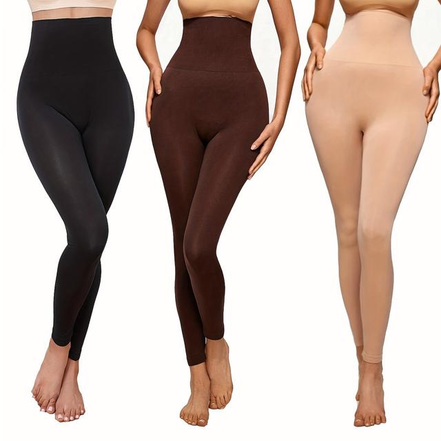 TEMU 3pcs High-waisted Leg-defining Lightweight Pants