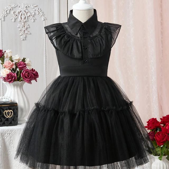 TEMU Robe Fille en Foncée