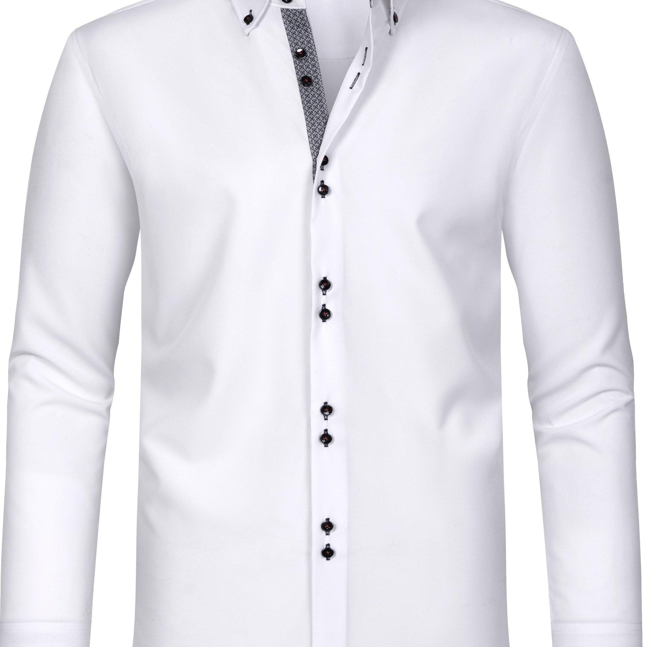 TEMU Men's Long Sleeve Shirt Formal Business Outdoor