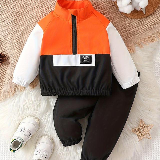 TEMU Baby Boy Set, Leisure Style, Conventional Version, Spring/autumn, Outdoor