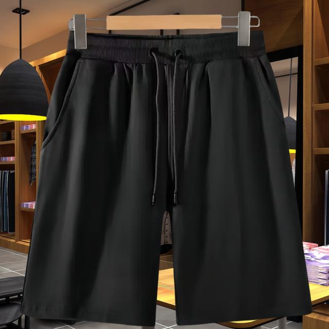 TEMU Високоякісні шорти на кулісці для чоловіків, повсякденні спортивні шорти з кишенями, універсальні вільні пляжні штани, шорти для тренувань