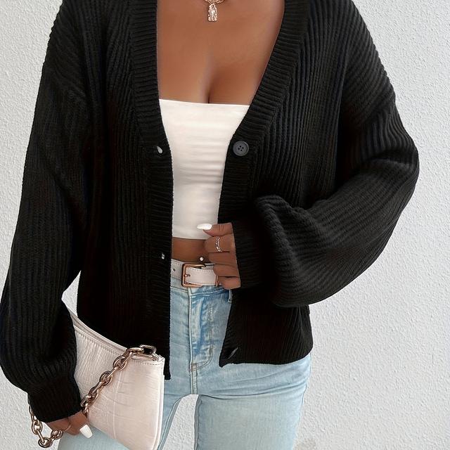 TEMU Fashionable Women's Cardigan Sweater