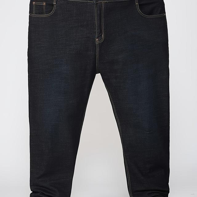 TEMU Herbst- und Winter-Jeans in Übergröße, weich und vielseitig, lockere Passform – PLUS SIZE