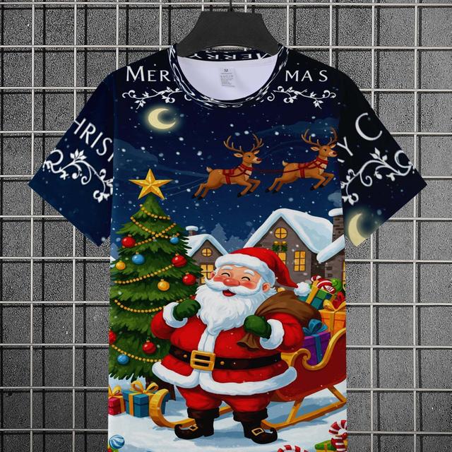 TEMU Original Fashion, Casual, 3d Men's Short-sleeve T-shirt, Relaxed Sports Style, Smooth Fabric, Round Neck Design, Durable Structure, High-performance Apparel, Vibrant Men's Clothing