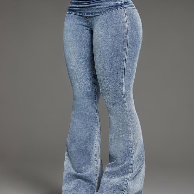 TEMU Denim Pants With And Side Zipper