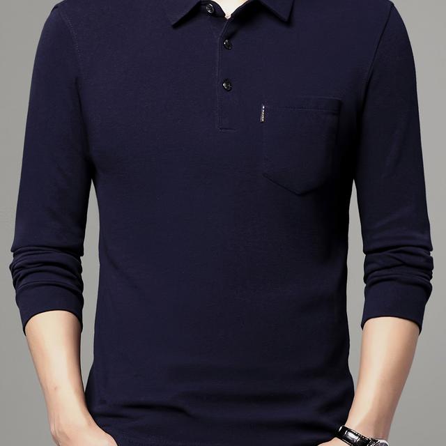 TEMU Frühling/Herbst Neue Herren Langarm Oversized Baumwollhemd mit Revers, PLUS SIZE