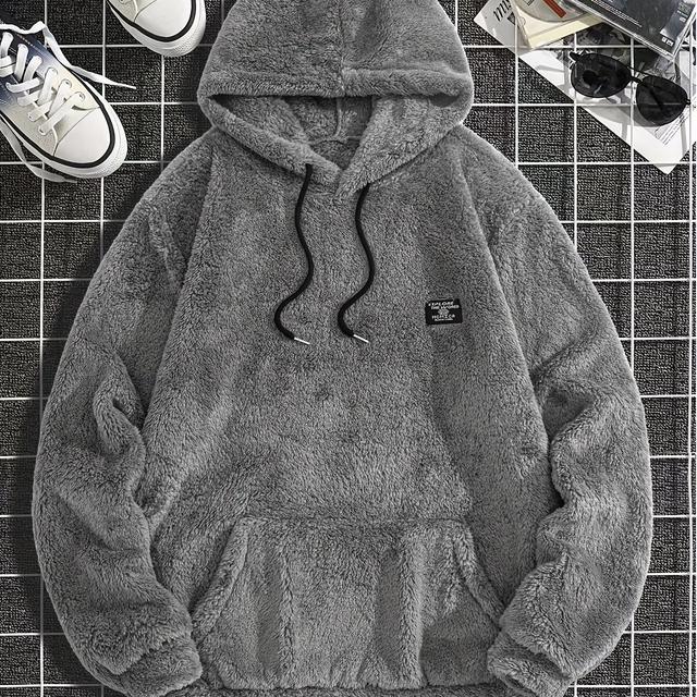 TEMU 1pc Solid Hooded Sweatshirt, Soft Breathable Fabric, Warm And Comfortable. Men's Fashion Casual Sportswear Warm Sweatshirt, Men's Hooded Sweatshirt